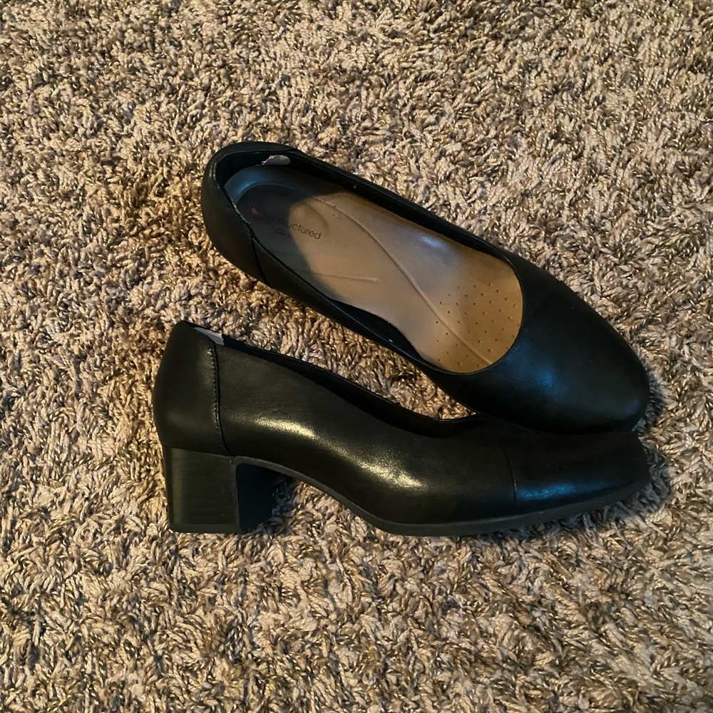 Clarks Black Heels